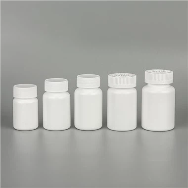 HDPE White Capsule Tablet Пластиковая бутылка